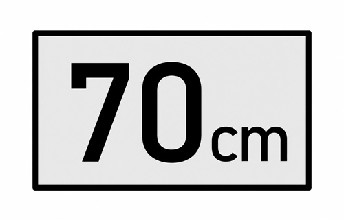 Šířka 70 cm